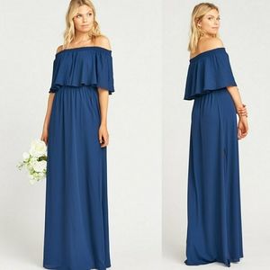 Show me your mumu off the shoulder dress